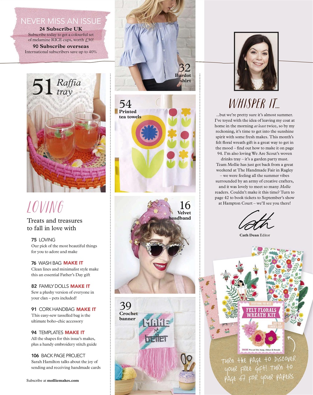 Mollie magazine Preview Pages