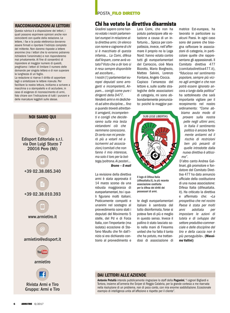 Armi E Tiro Preview Pages