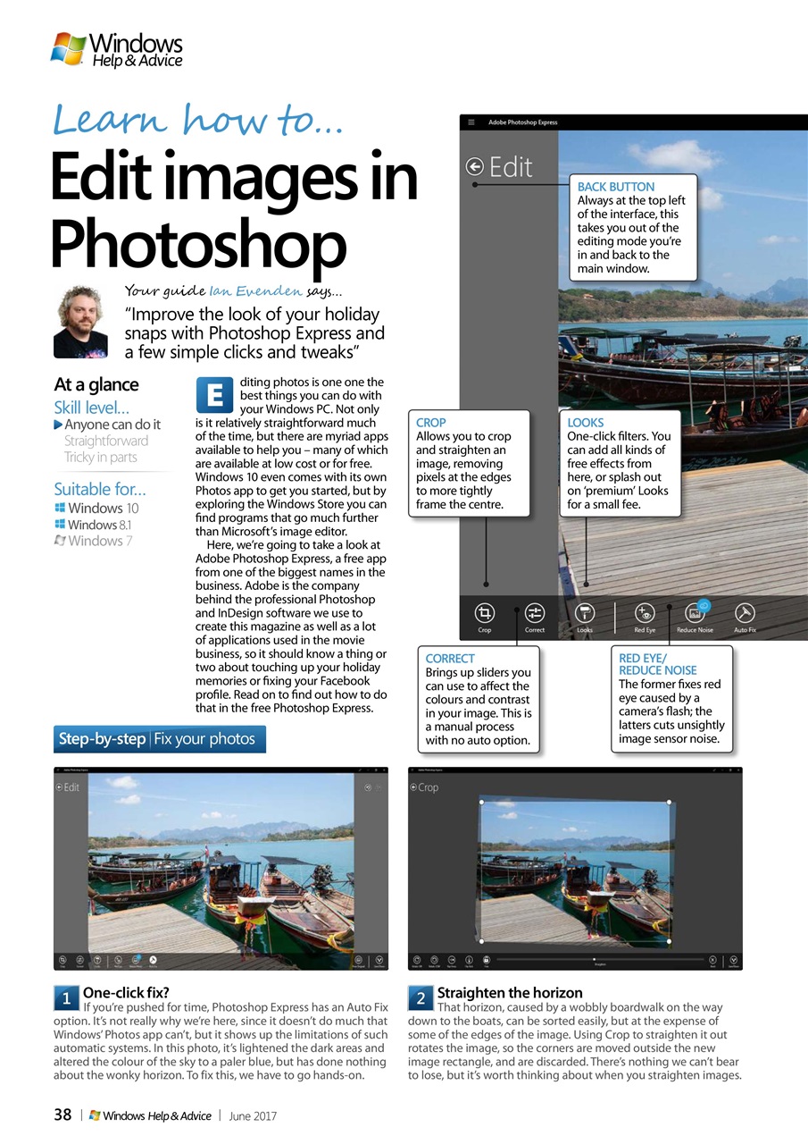 Windows Help & Advice Preview Pages