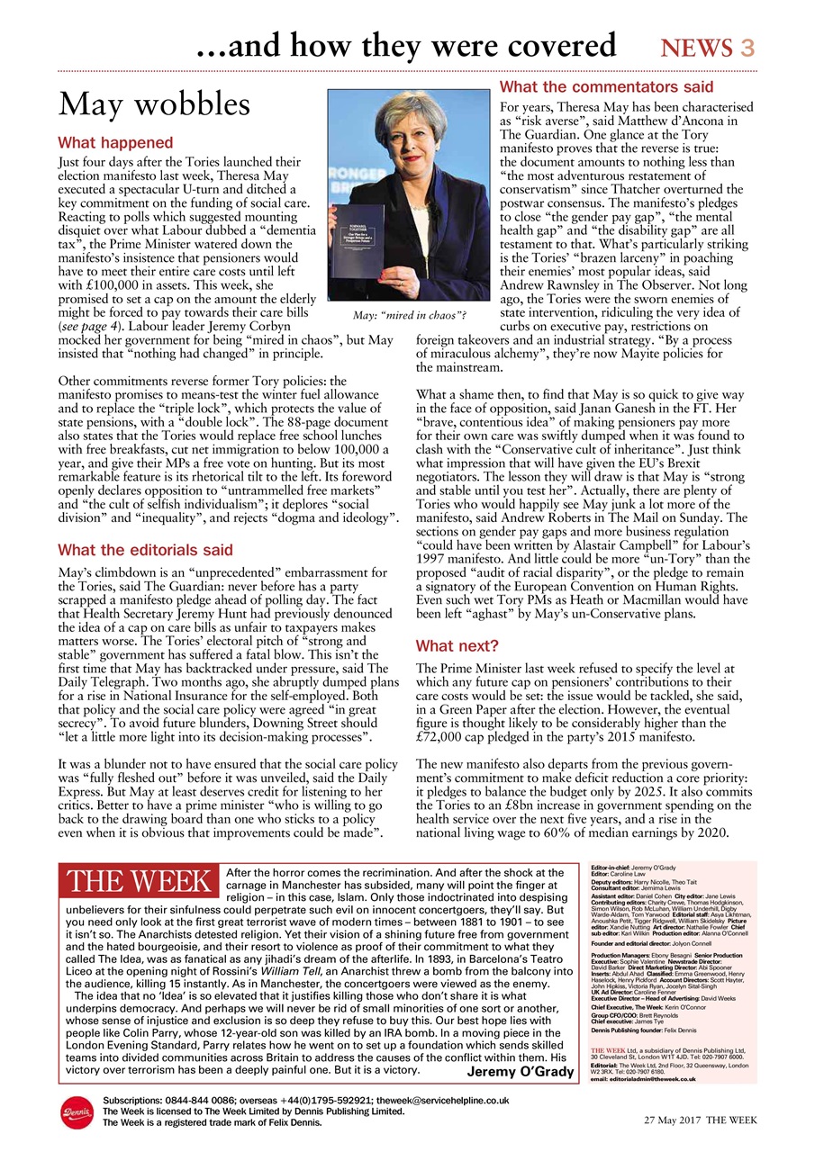 The Week Preview Pages