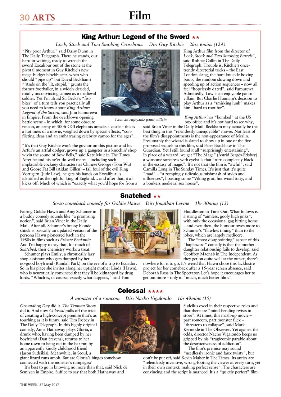 The Week Preview Pages