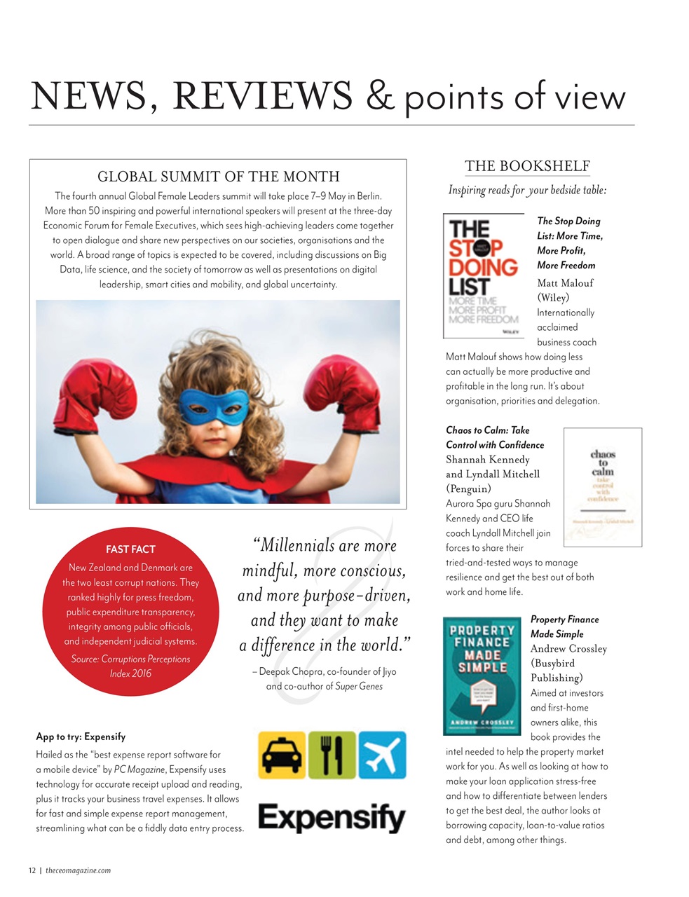 The CEO Magazine EMEA Preview Pages