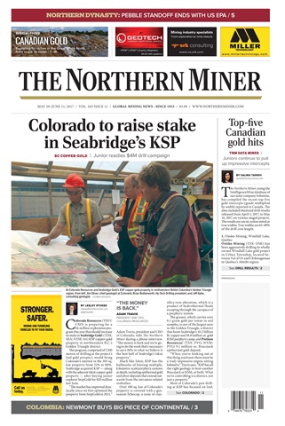 The Northern Miner issue Vol. 103 No. 11