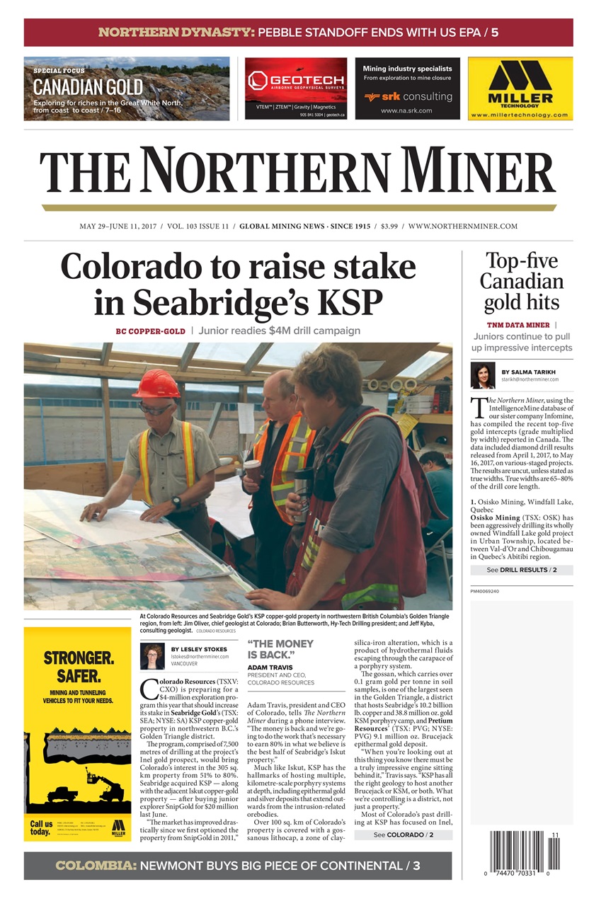The Northern Miner Preview Pages