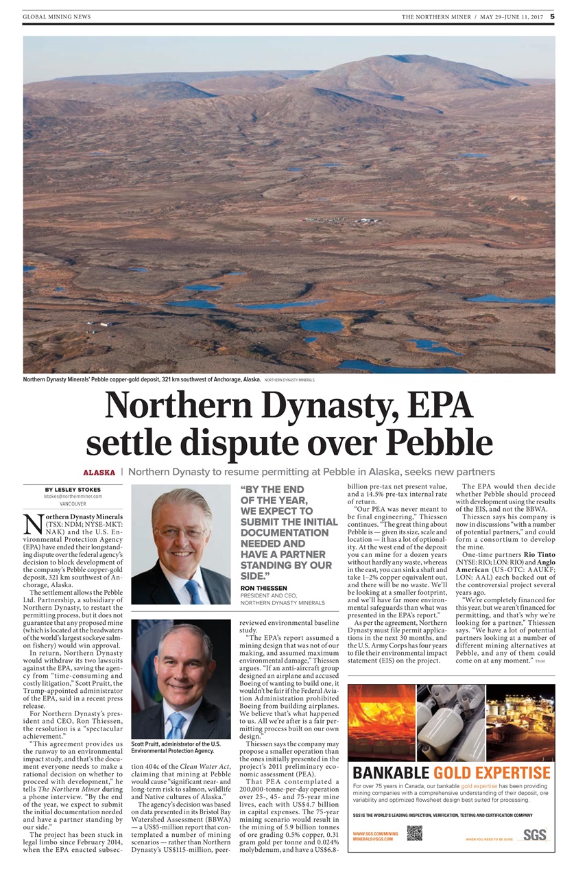 The Northern Miner Preview Pages