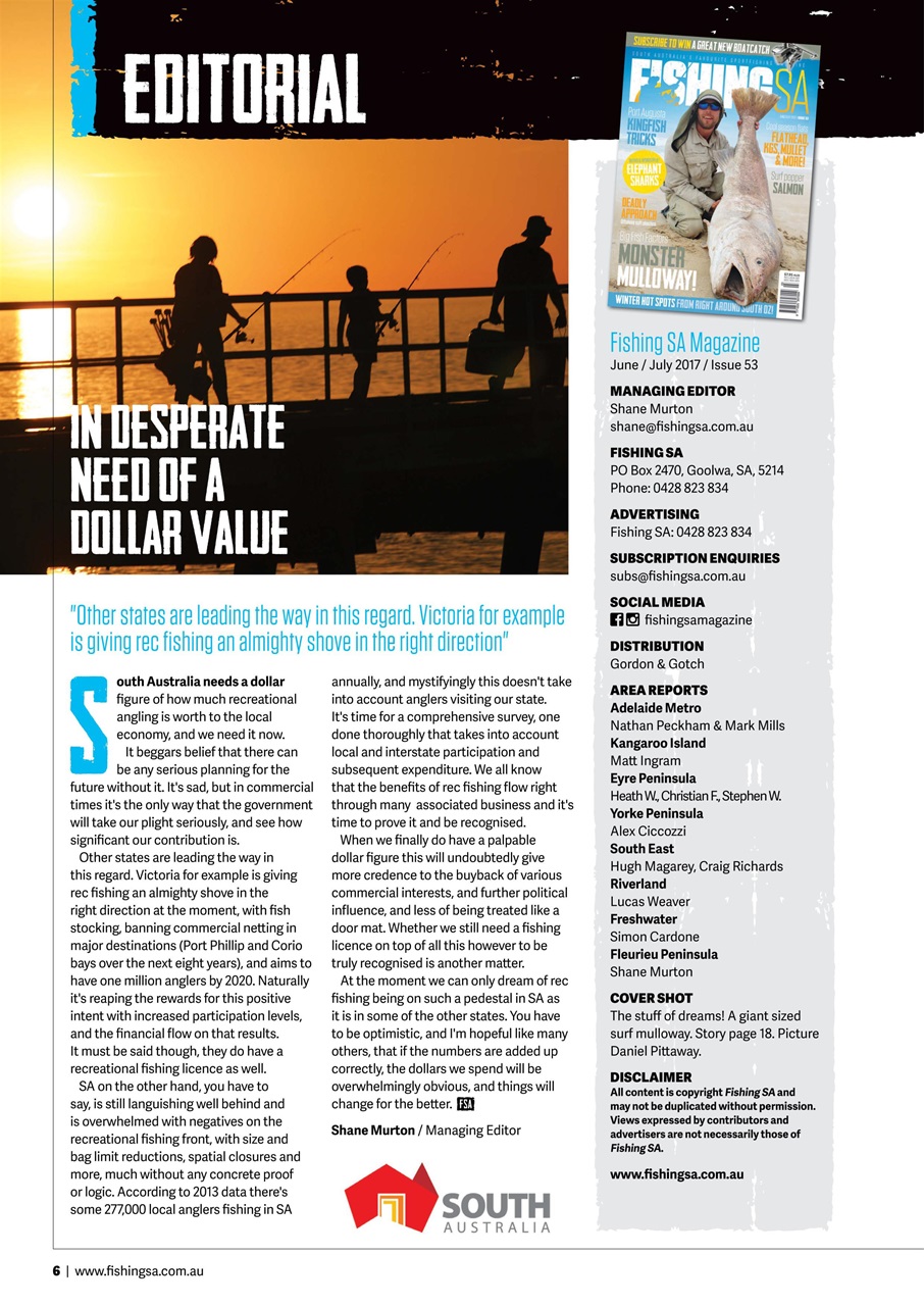 Fishing SA Preview Pages