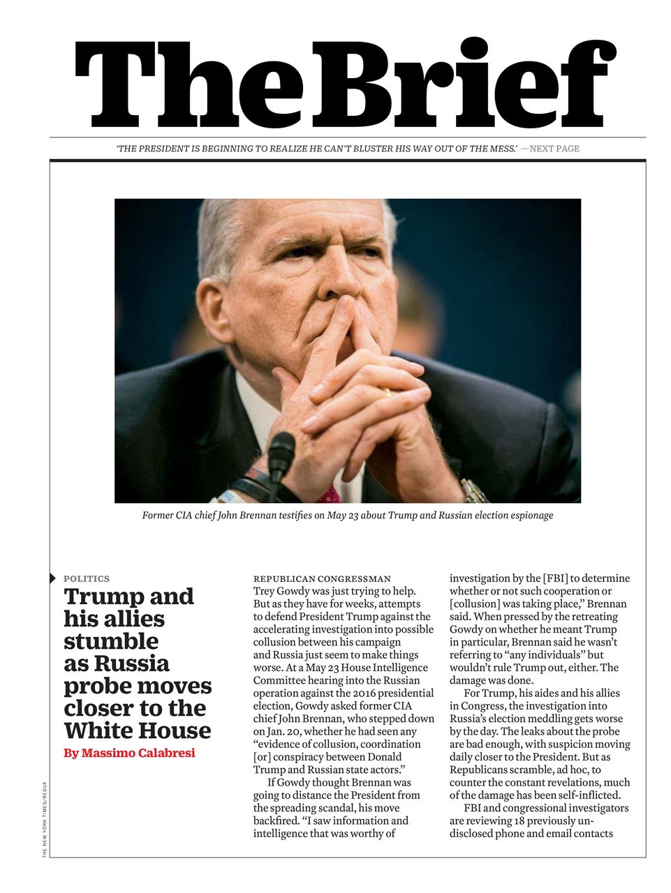 TIME Magazine Europe Preview Pages