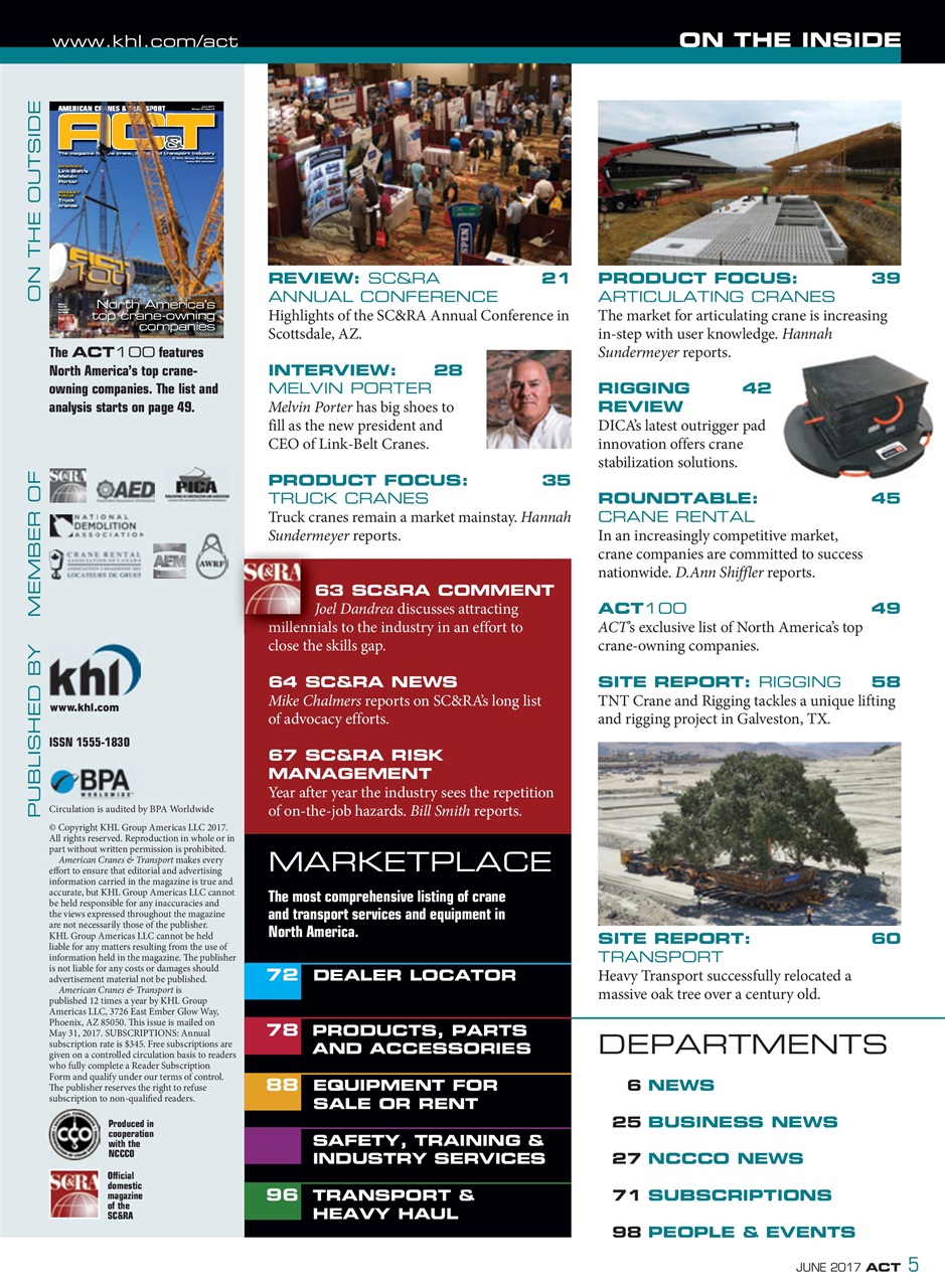 American Cranes & Transport Preview Pages