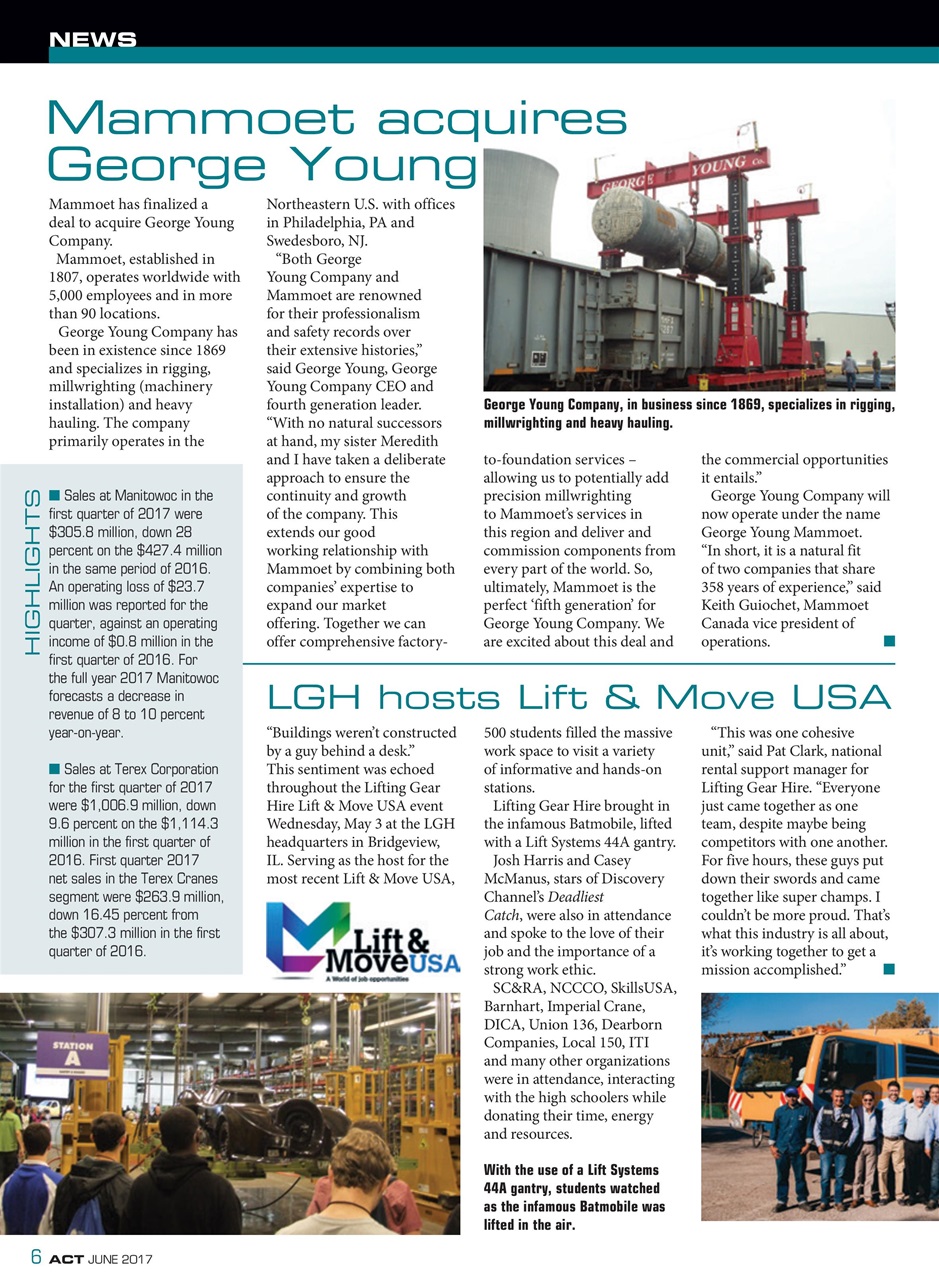 American Cranes & Transport Preview Pages