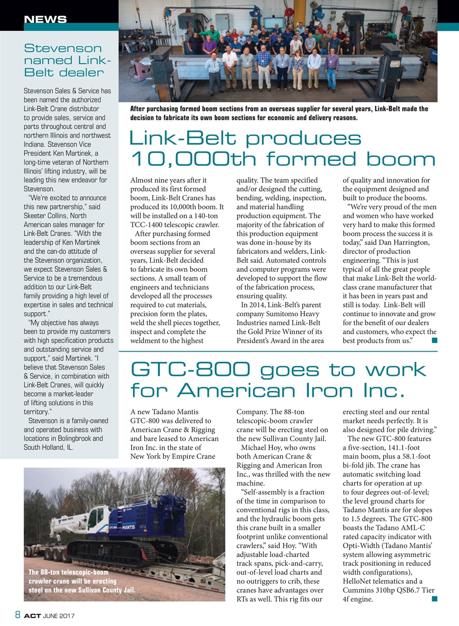 American Cranes & Transport Preview Pages