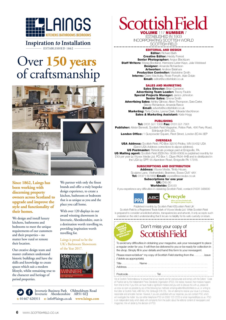 Scottish Field Preview Pages