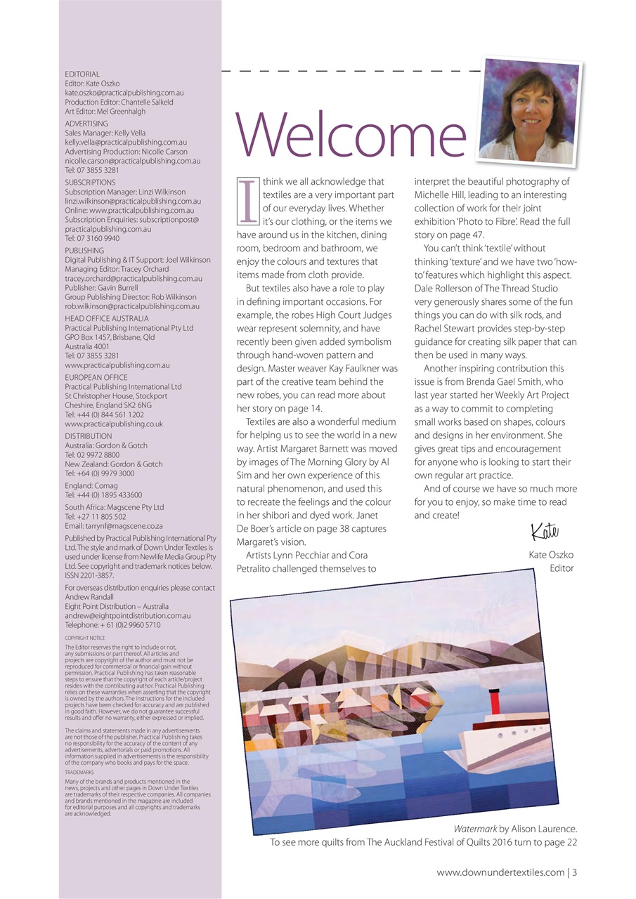 Down Under Textiles Preview Pages