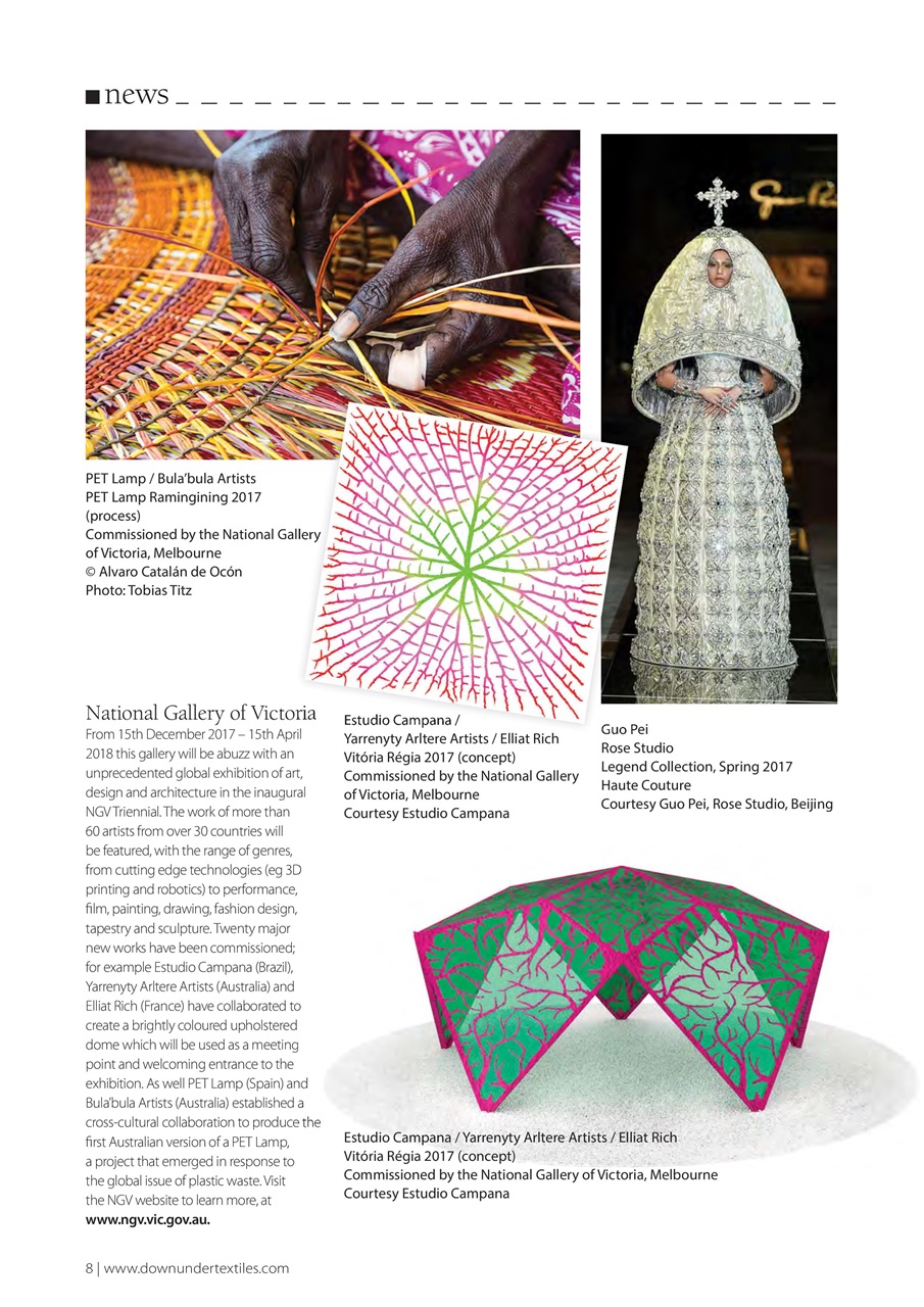 Down Under Textiles Preview Pages