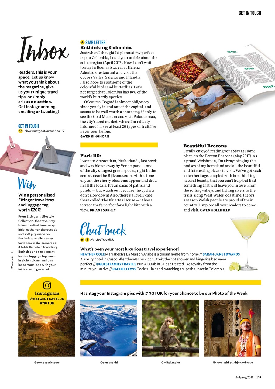 National Geographic Traveller UK Preview Pages
