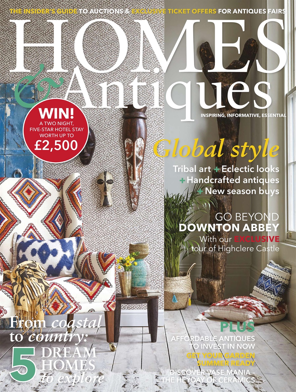 Homes & Antiques Magazine Preview Pages