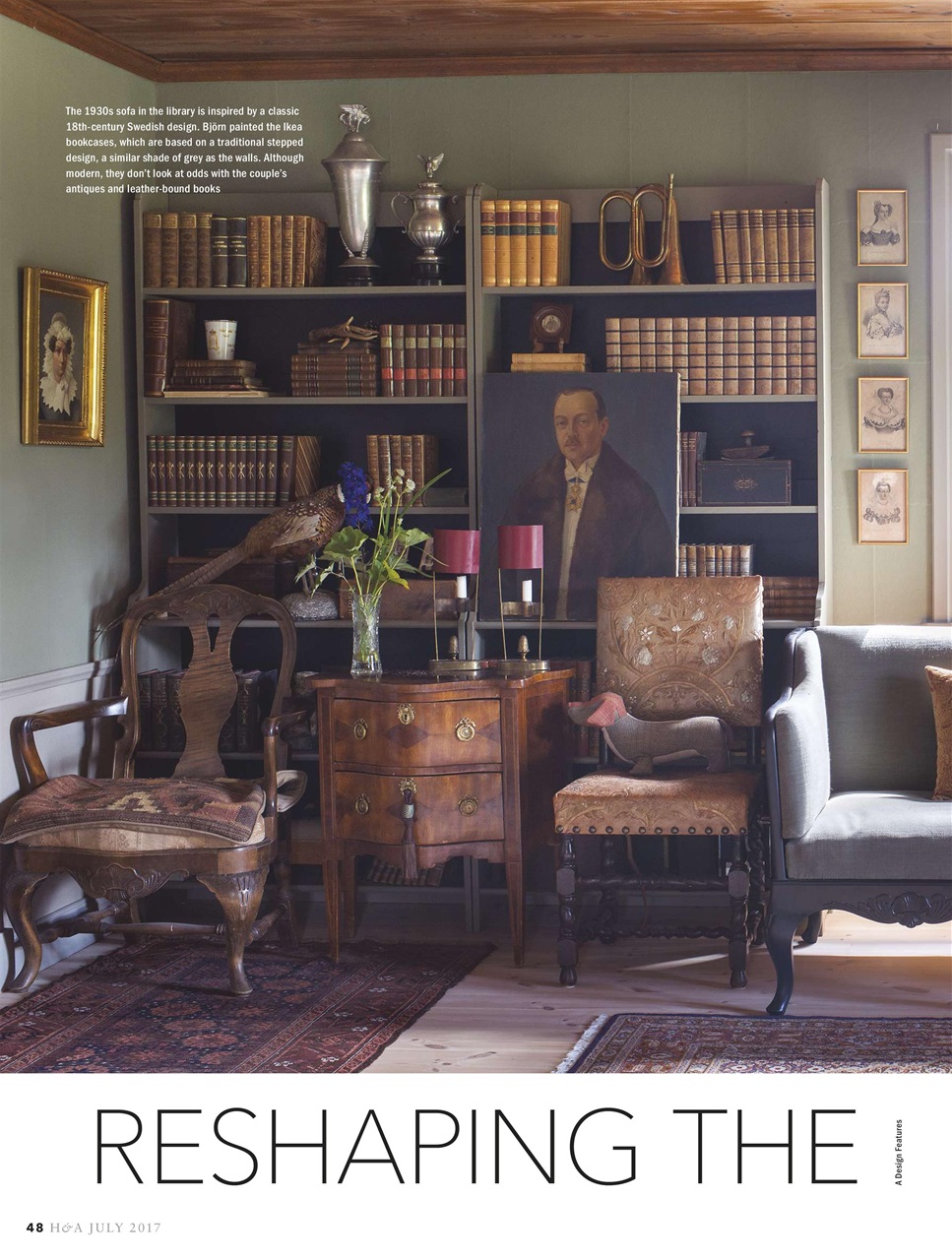 Homes & Antiques Magazine Preview Pages