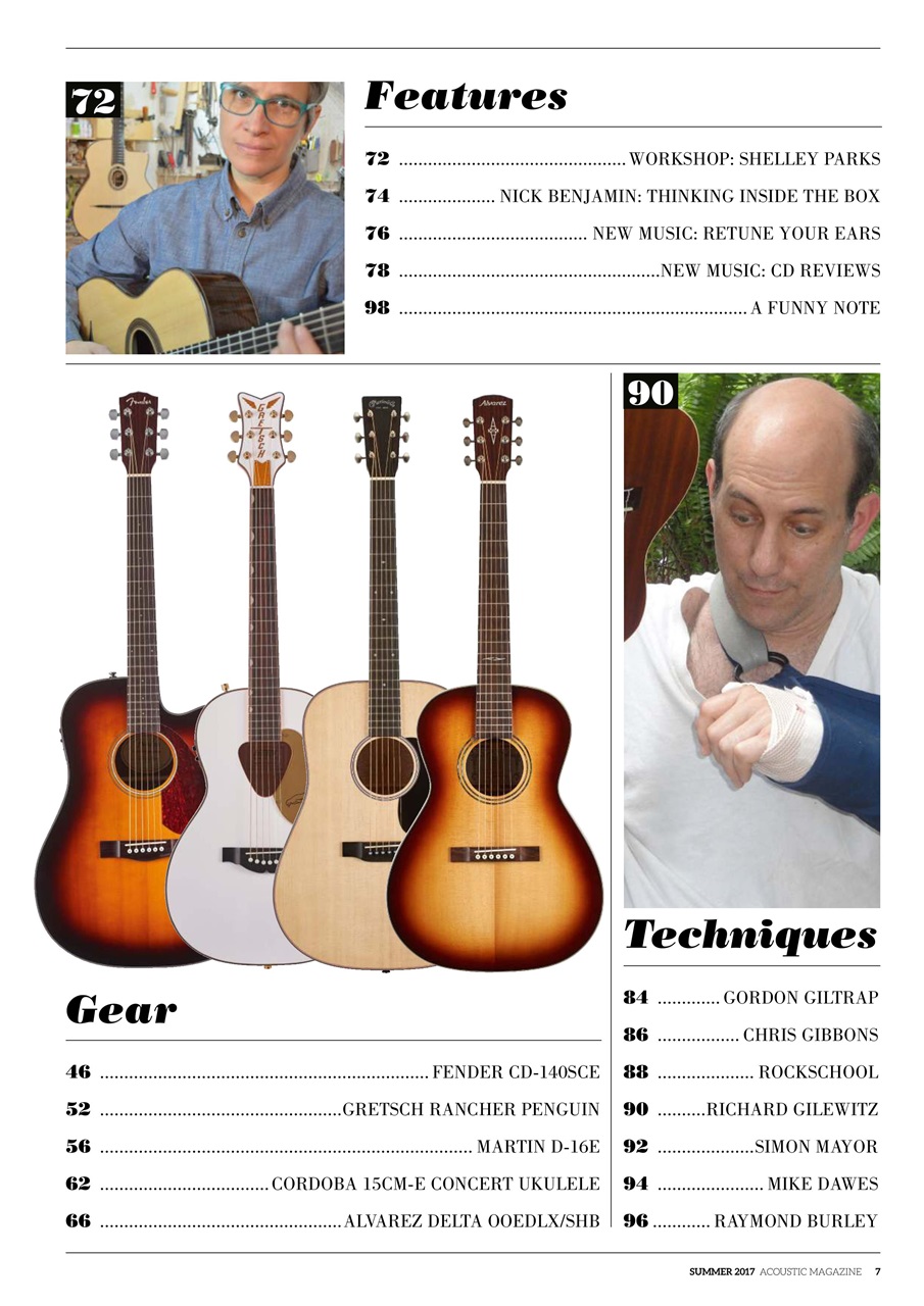 Acoustic Preview Pages