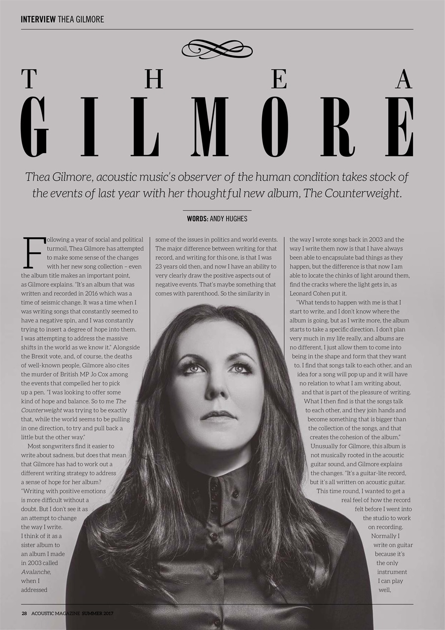 Acoustic Preview Pages