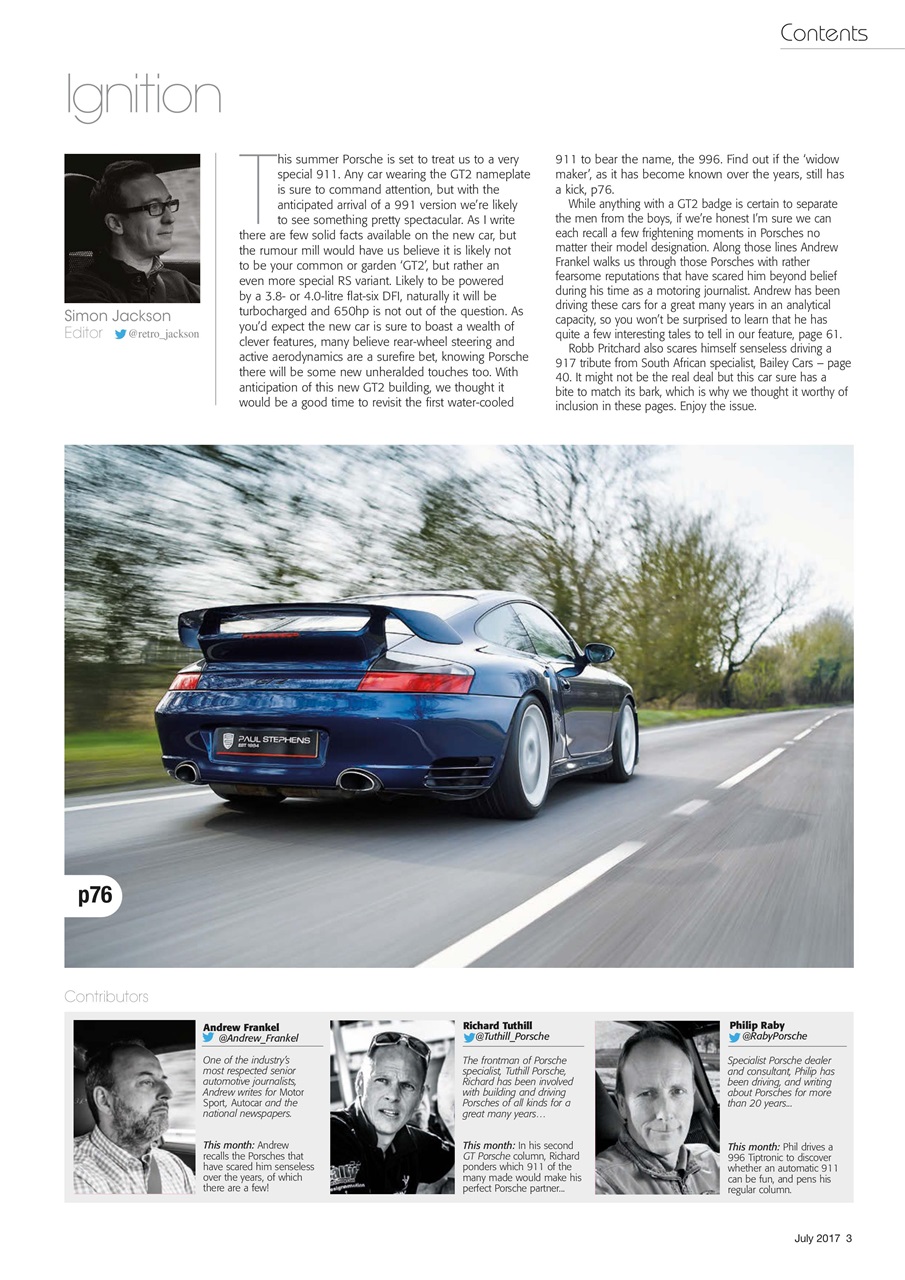 GT Porsche Preview Pages
