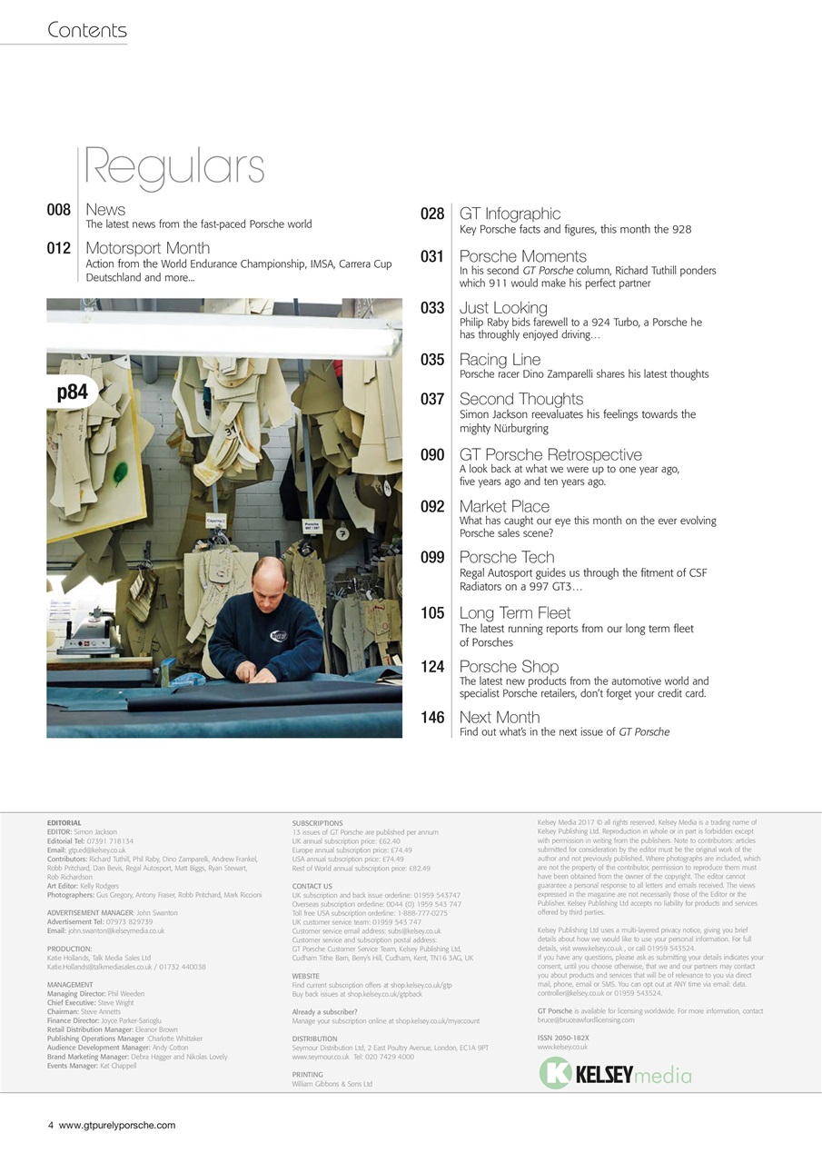 GT Porsche Preview Pages