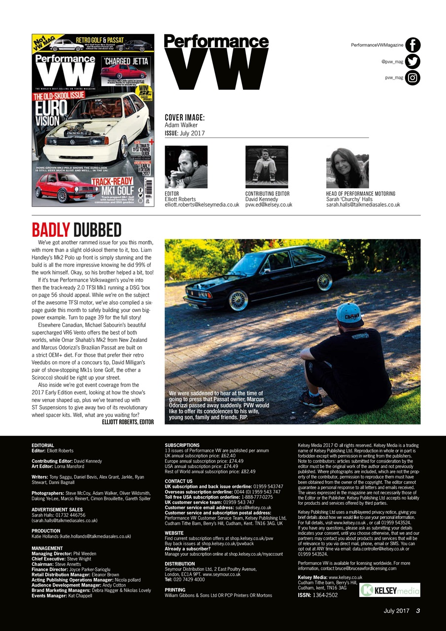 Performance VW Preview Pages