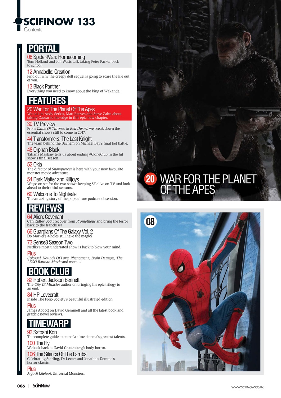 SciFiNow Preview Pages