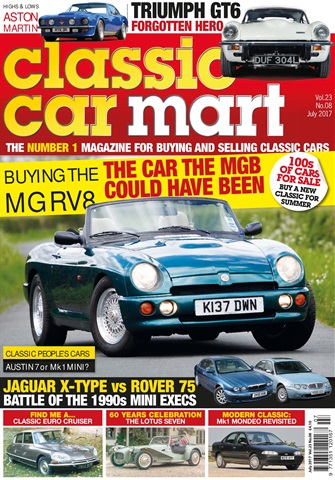 Classic Car Mart issue Vol. 23 No. 8 Buying the MG RV8