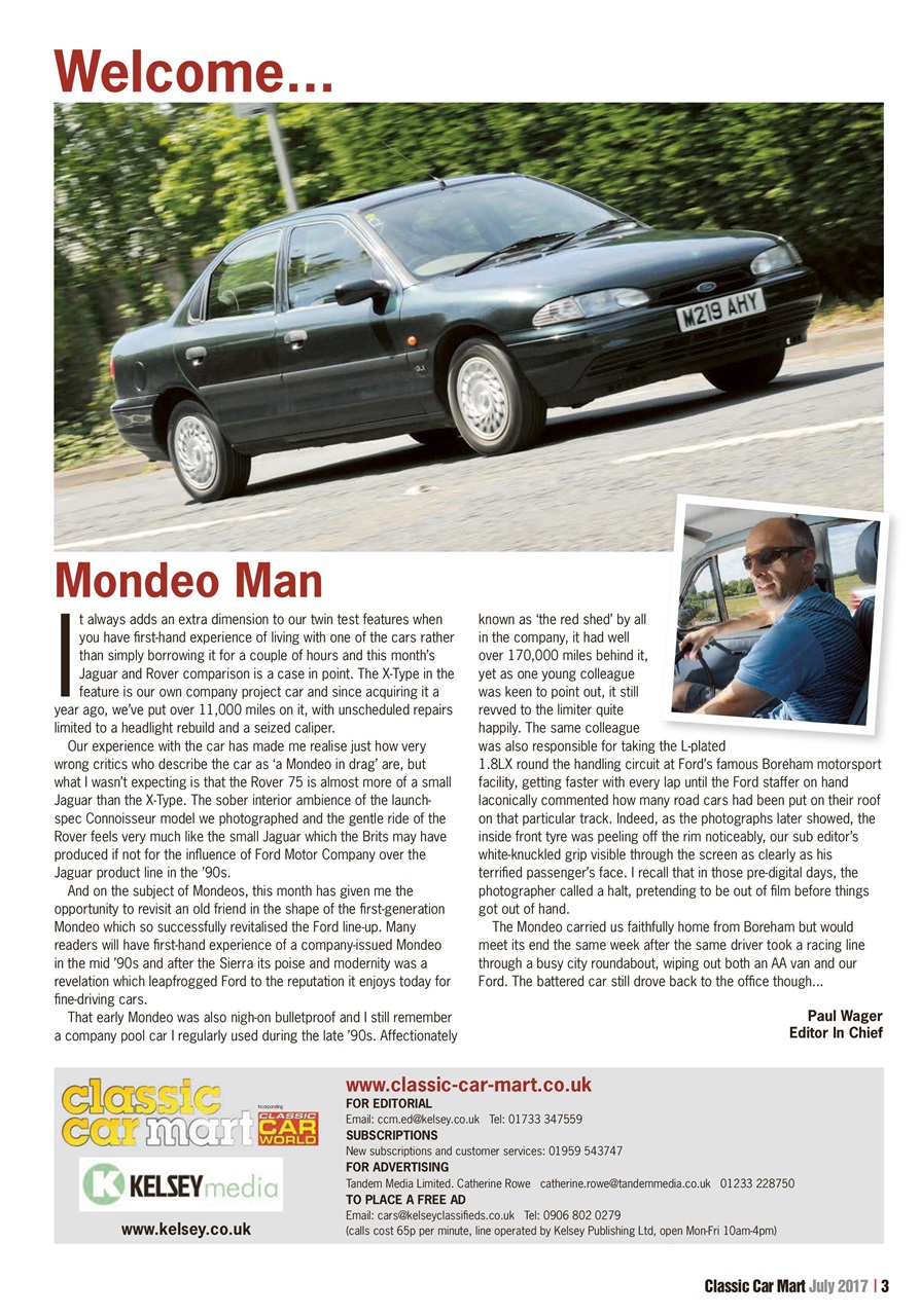 Classic Car Mart Preview Pages