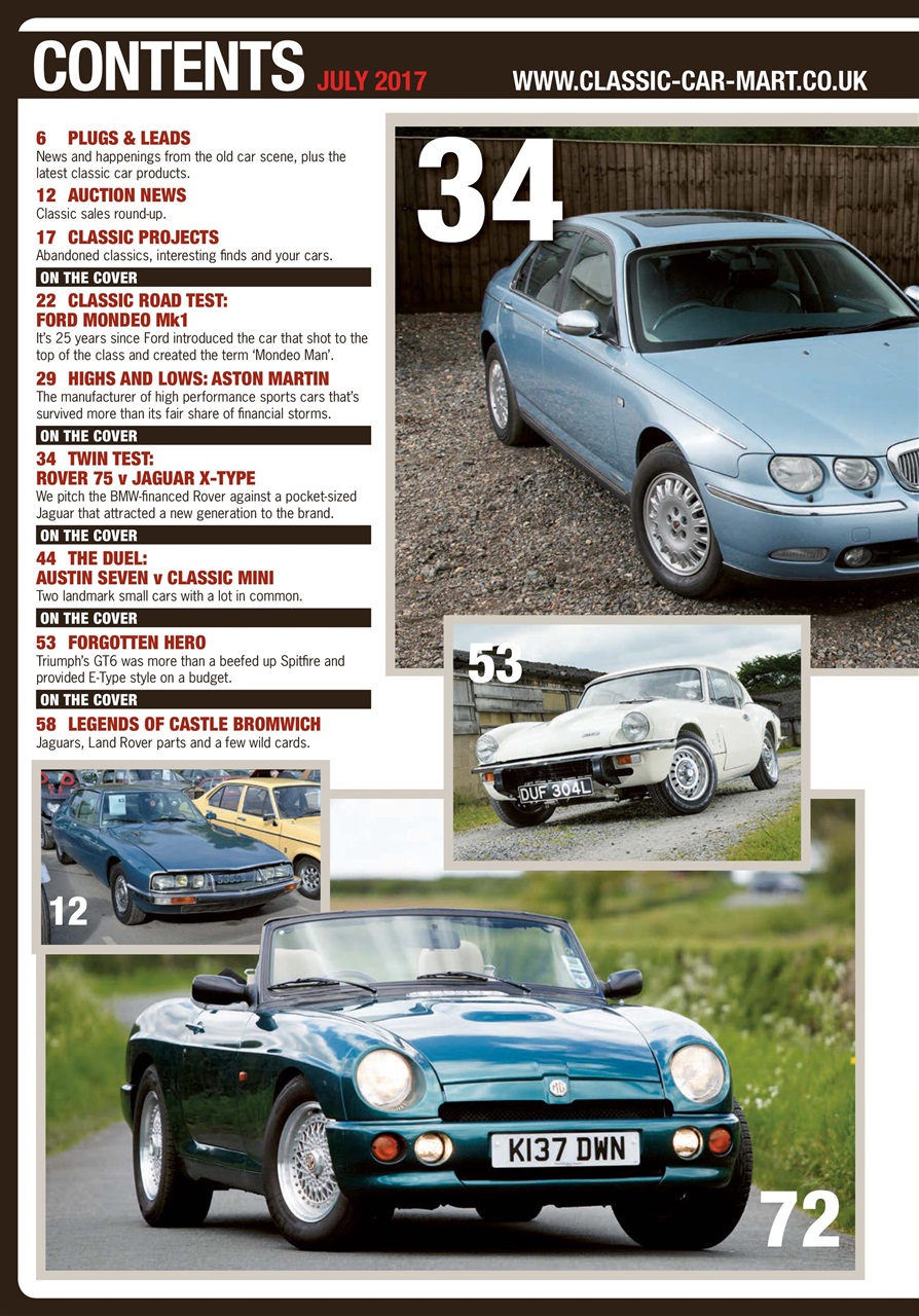 Classic Car Mart Preview Pages