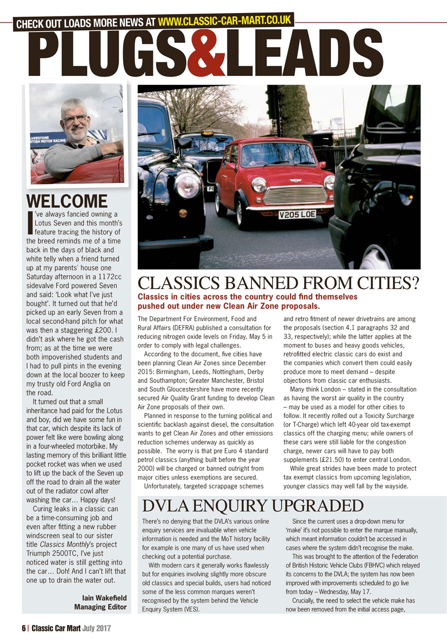 Classic Car Mart Preview Pages