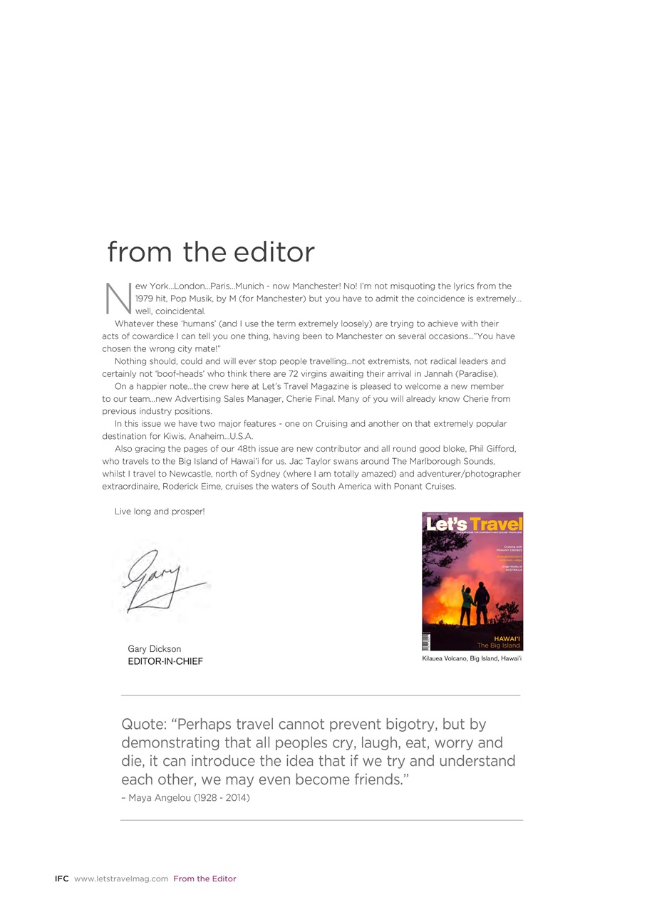 Let’s Travel Preview Pages