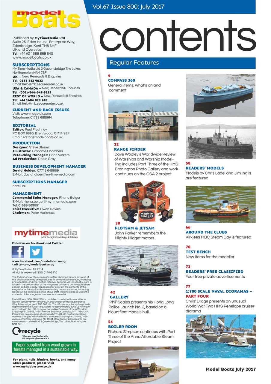 Model Boats Preview Pages