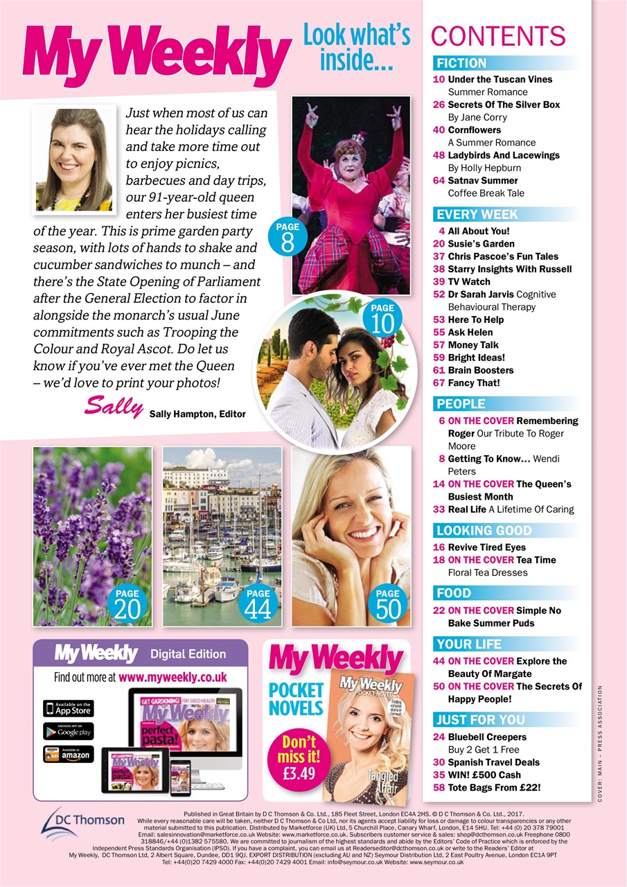 My Weekly Preview Pages