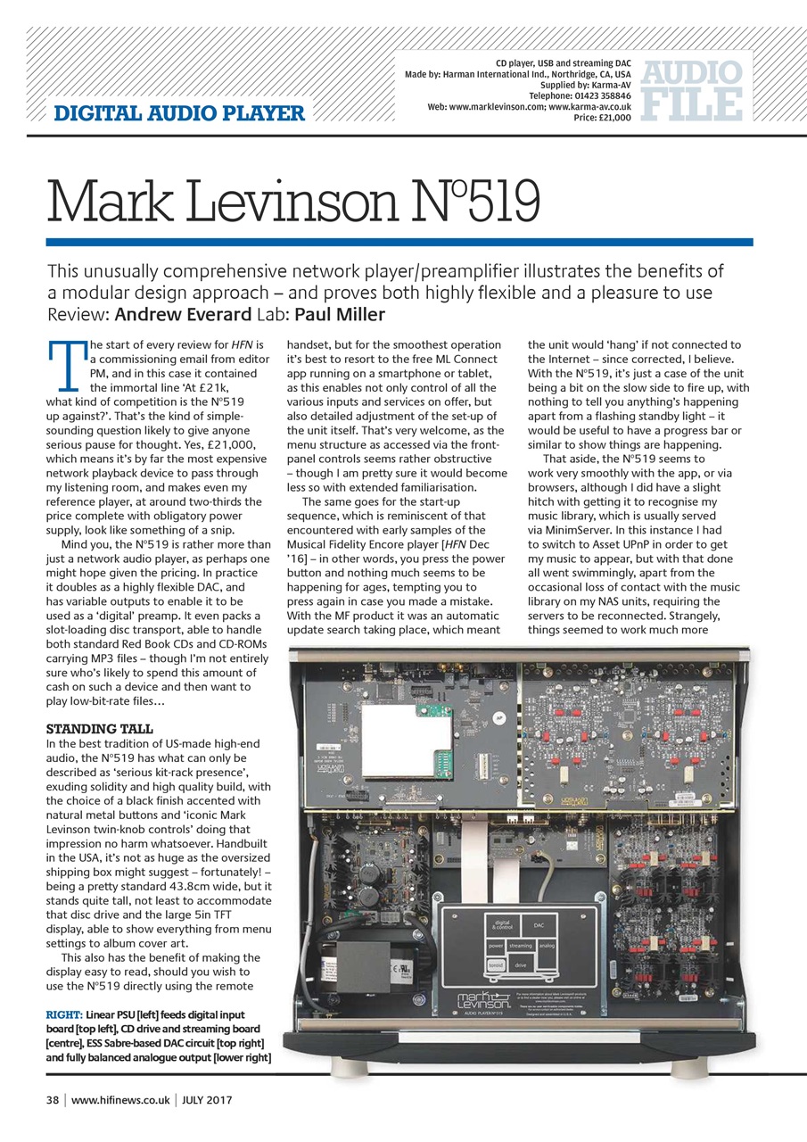 Hi-Fi News Preview Pages