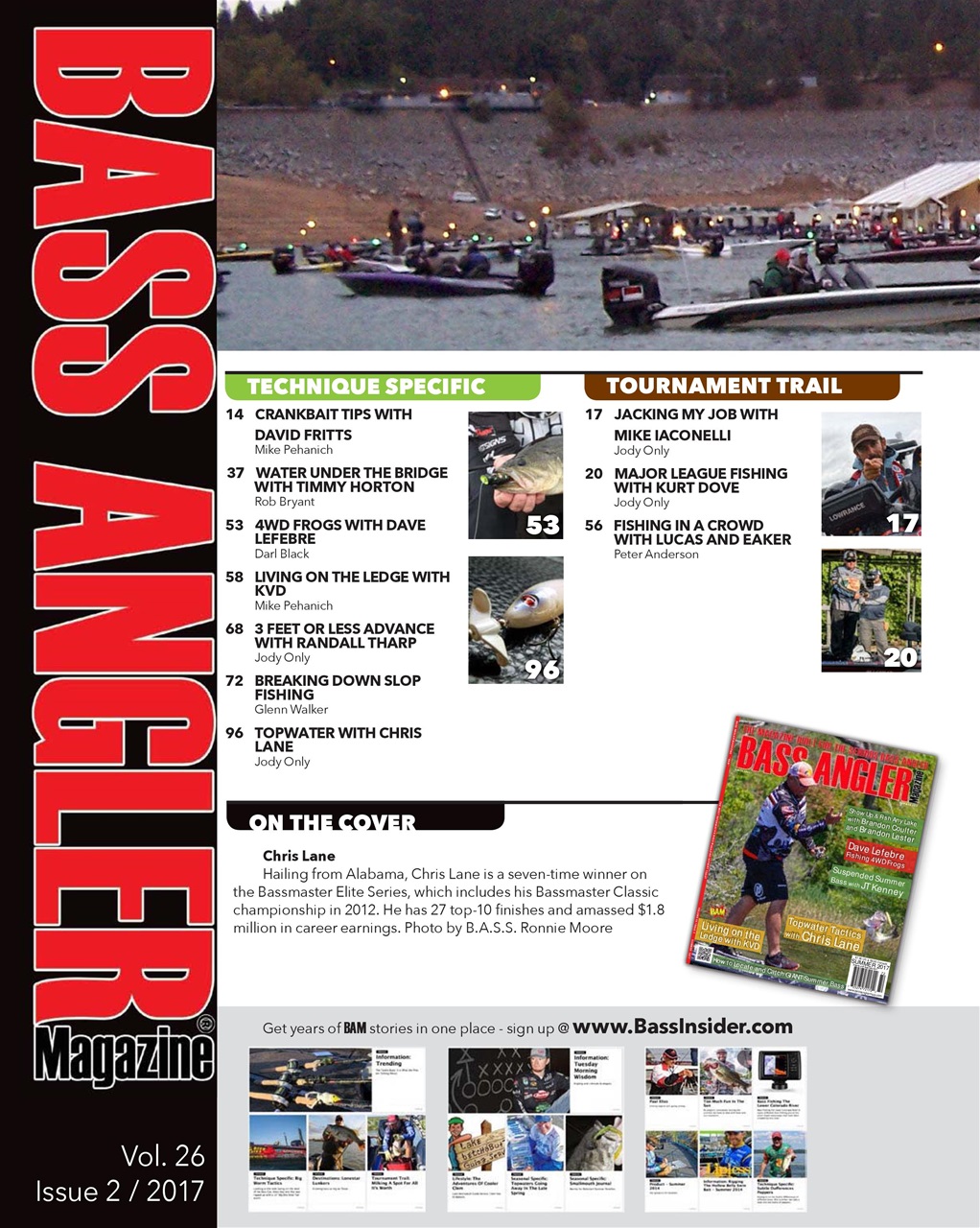 BASS ANGLER MAGAZINE Preview Pages