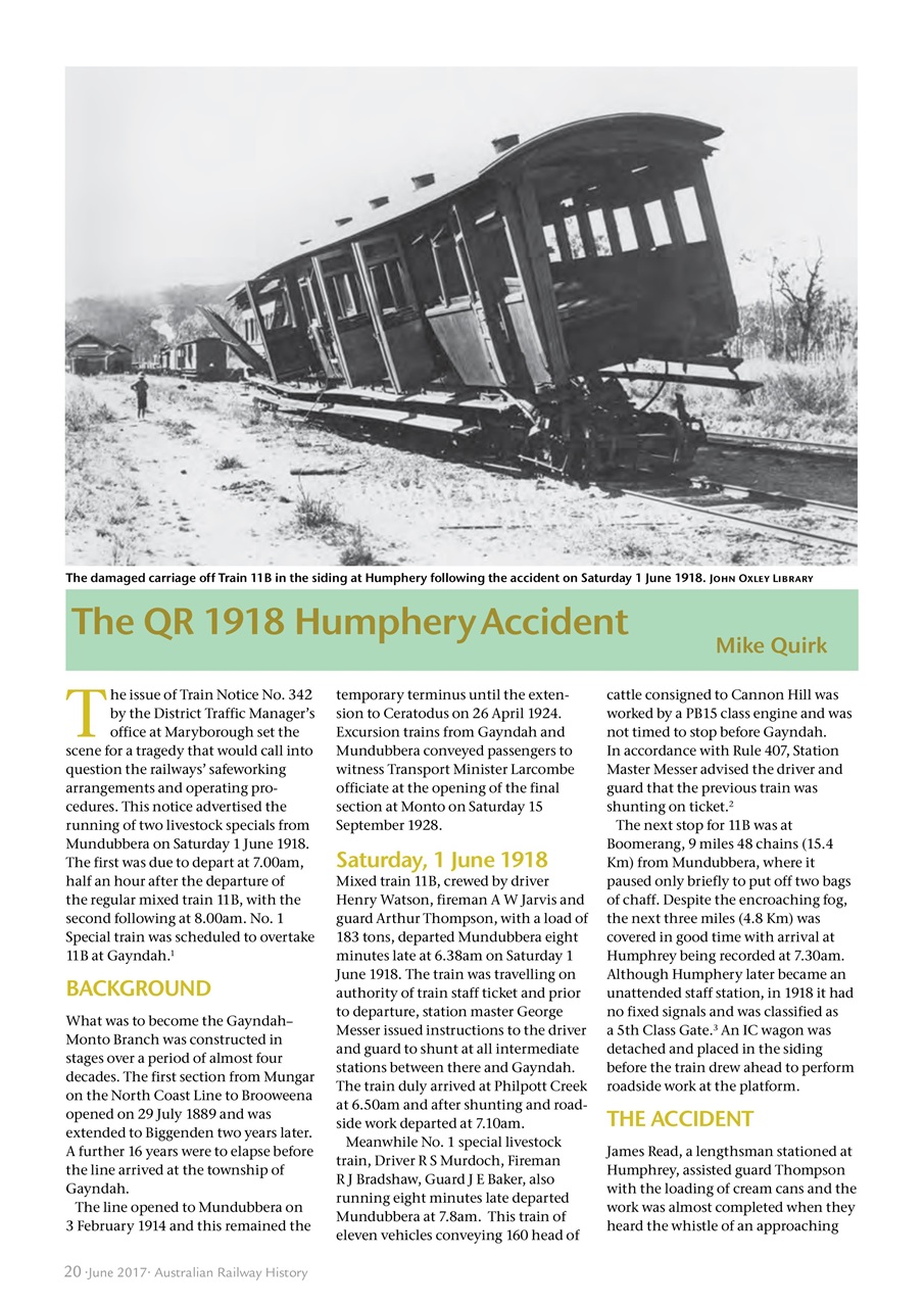 Australian Railway History Preview Pages