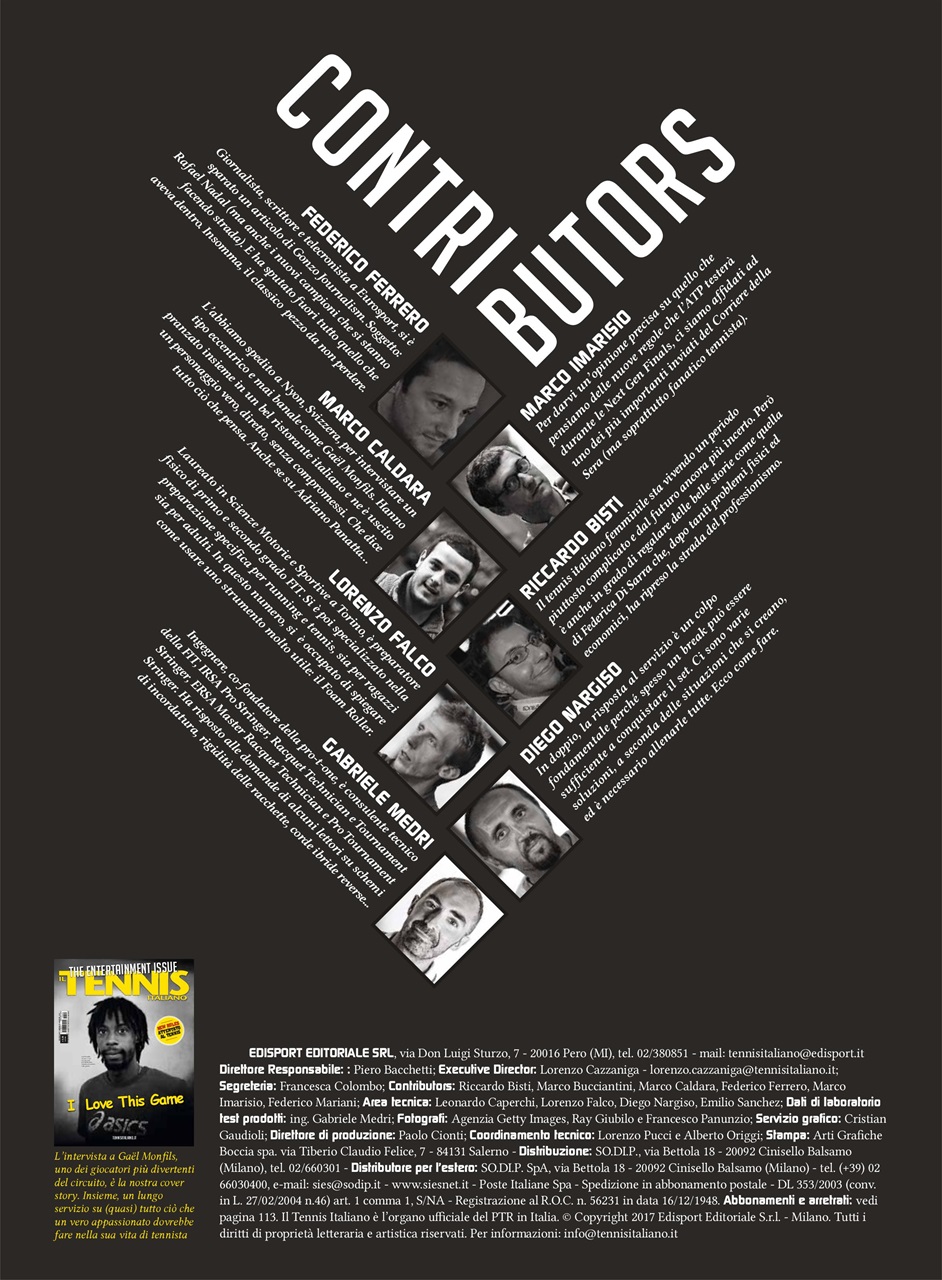 Il Tennis Italiano Preview Pages