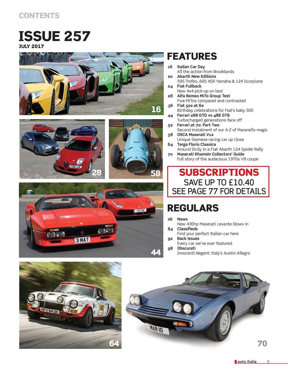 AutoItalia Magazine Preview Pages