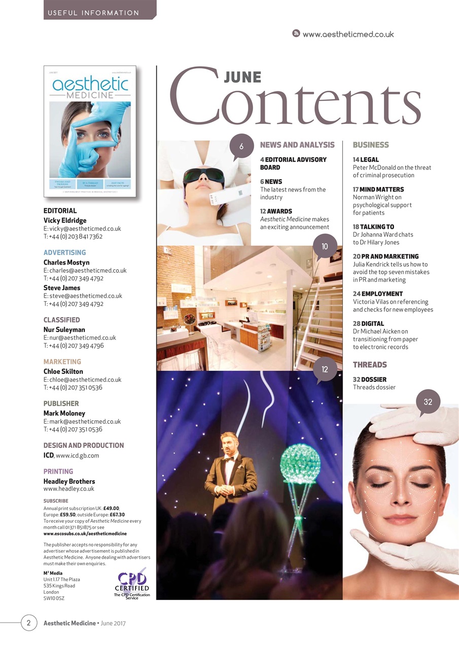 Aesthetic Medicine Preview Pages