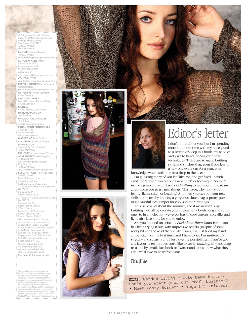 Knitting Preview Pages