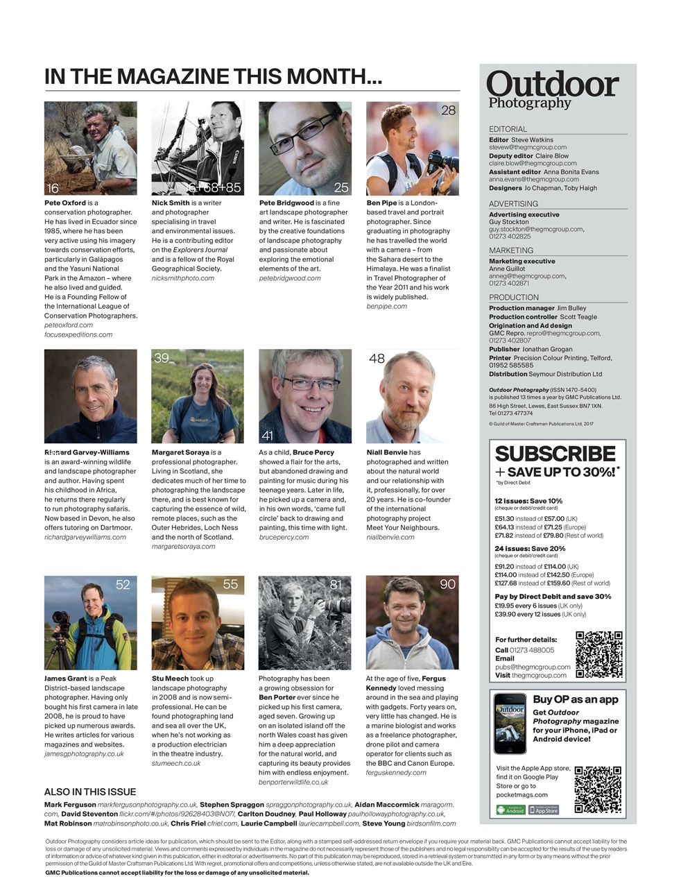 Outdoor Photography Preview Pages