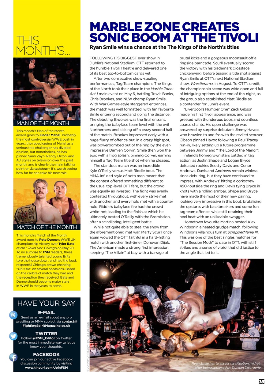 Wrestletalk Magazine Preview Pages