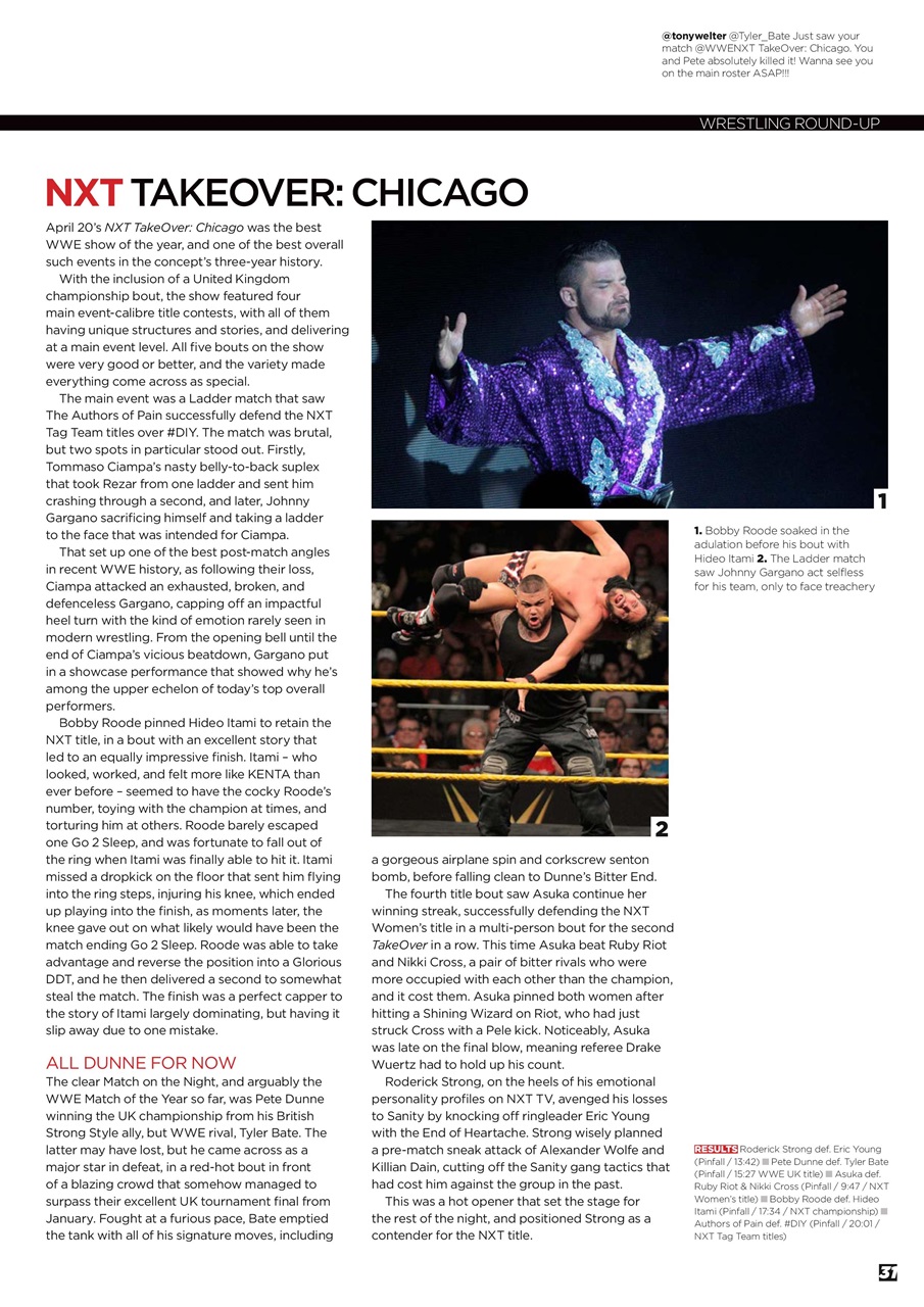 Wrestletalk Magazine Preview Pages