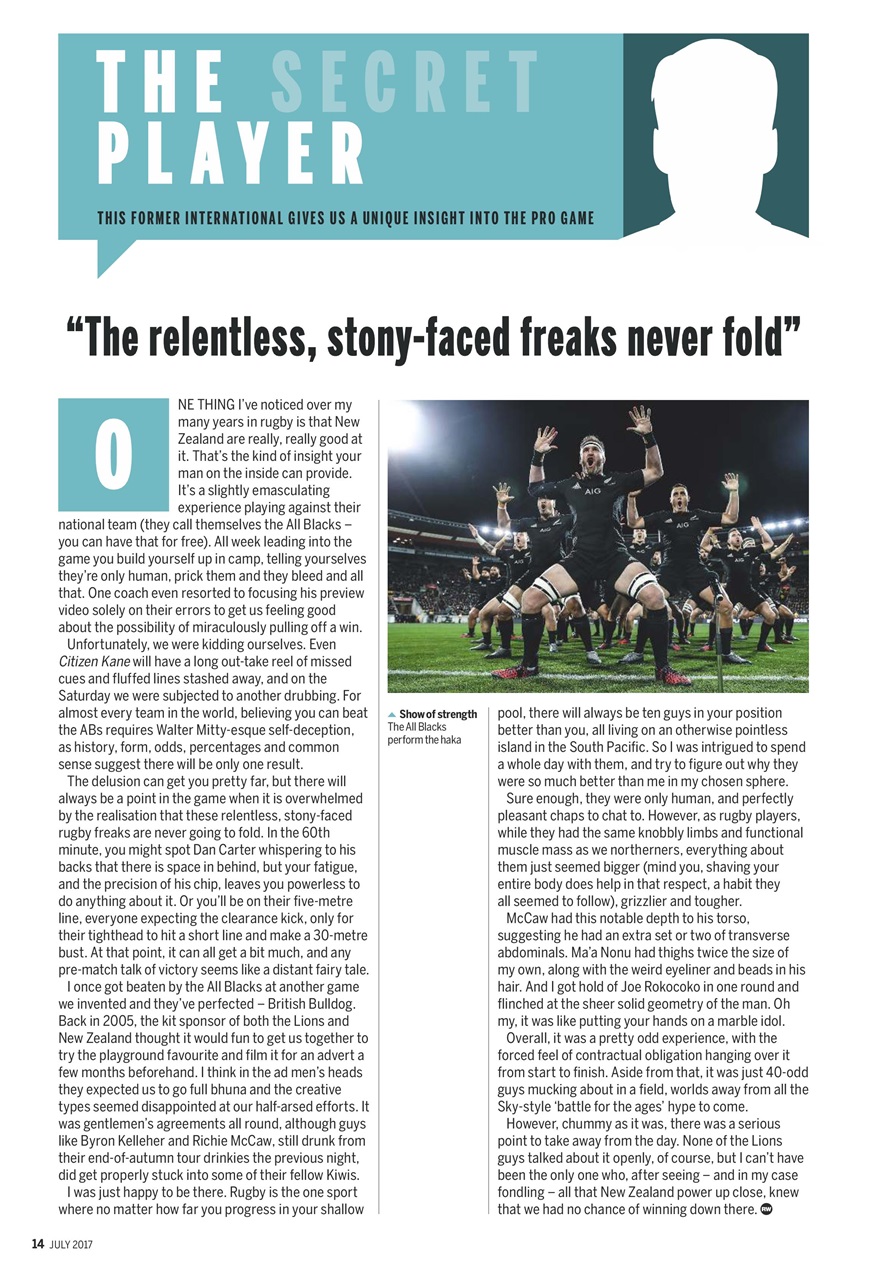 Rugby World Preview Pages