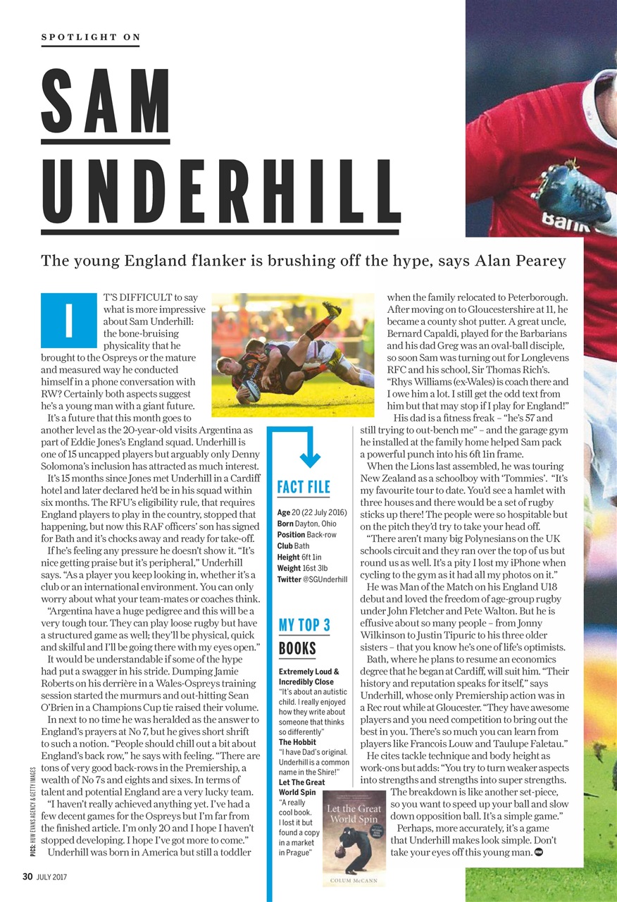Rugby World Preview Pages