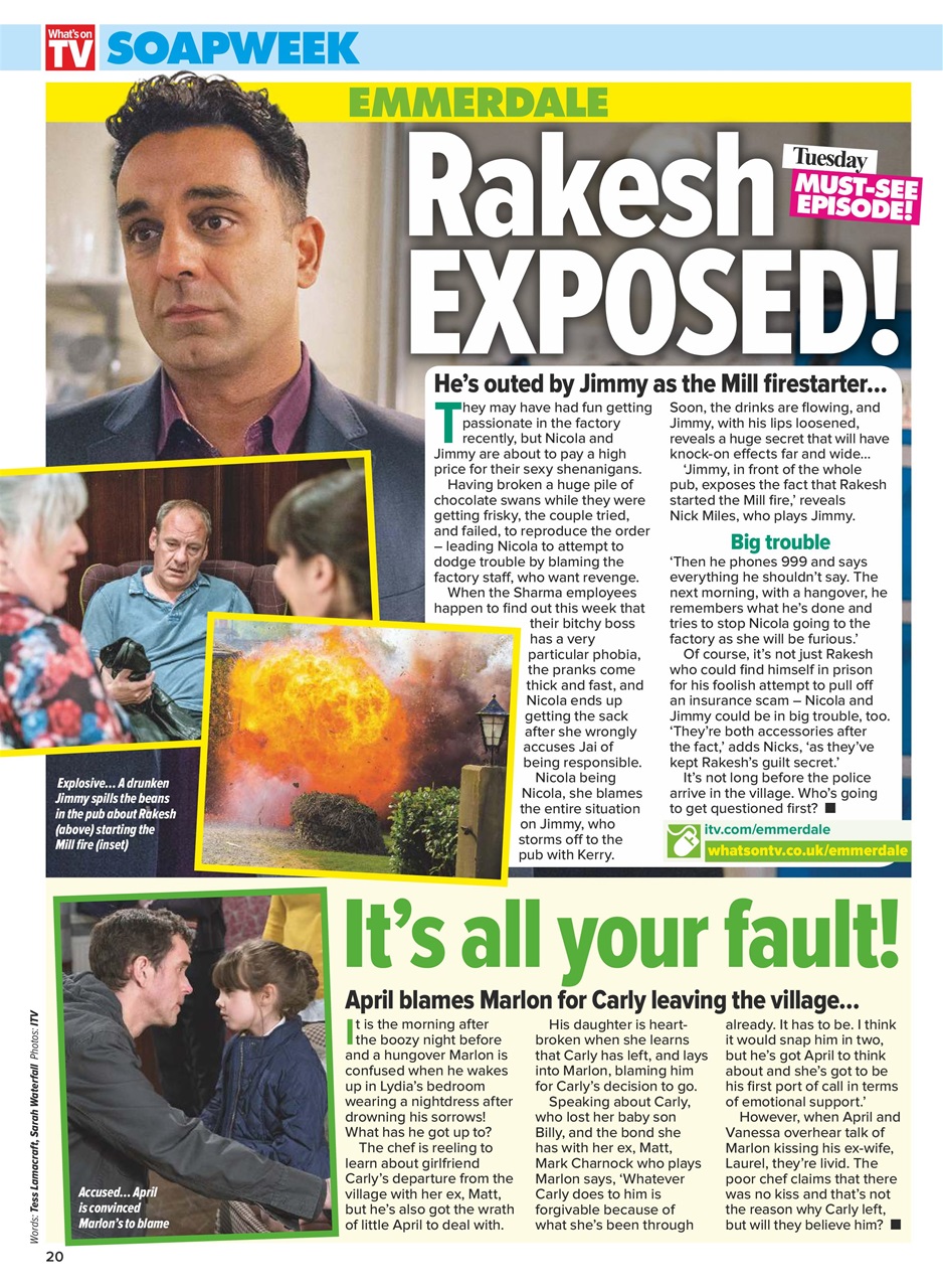 What's on TV Preview Pages