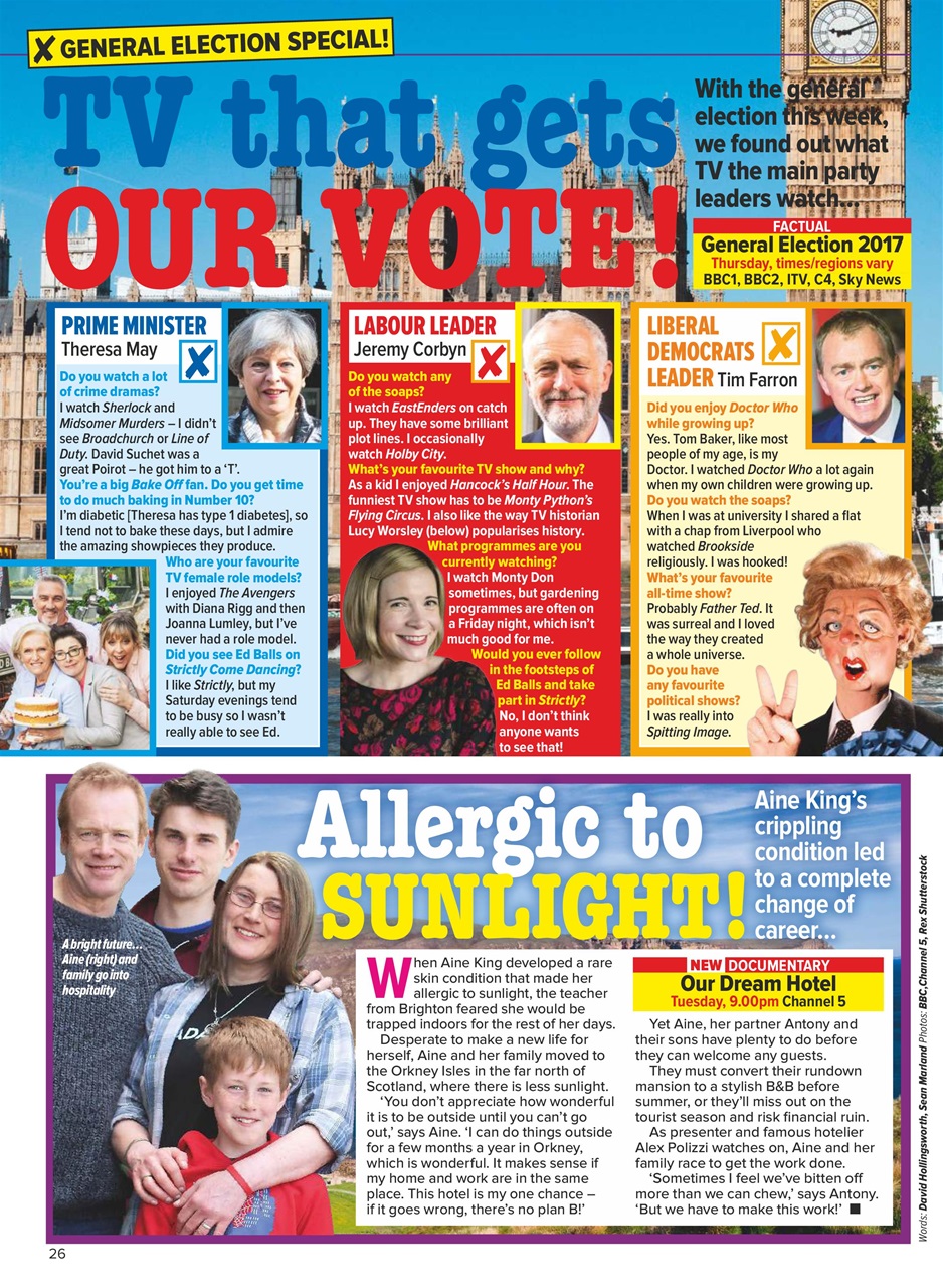 What's on TV Preview Pages