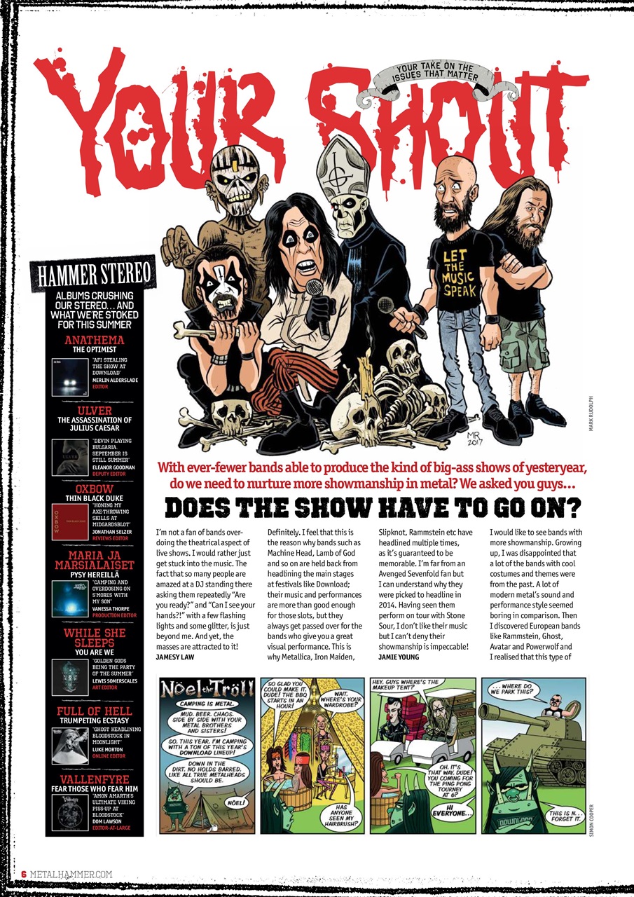 Metal Hammer Preview Pages