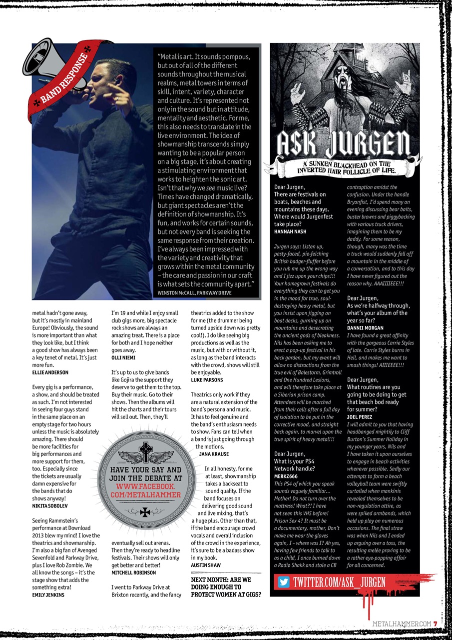 Metal Hammer Preview Pages