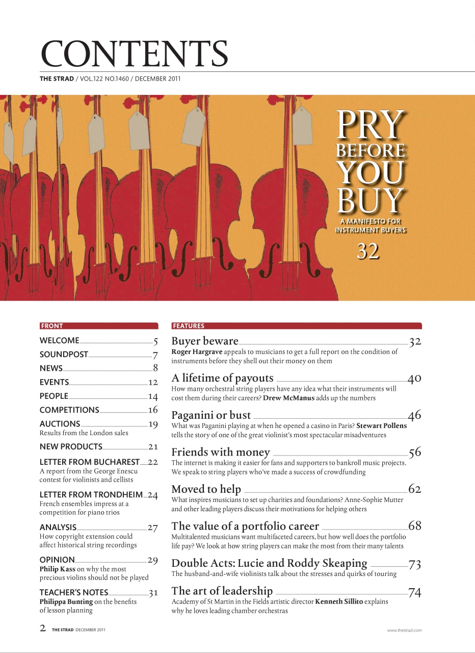 The Strad Preview Pages